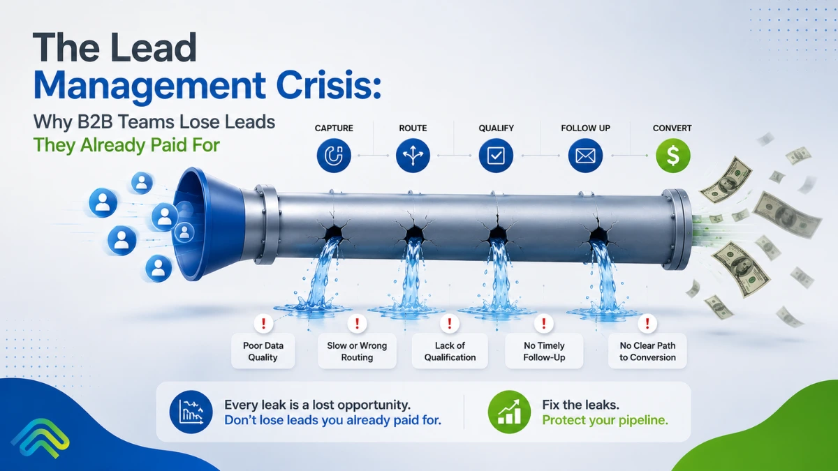 b2b lead management crisis